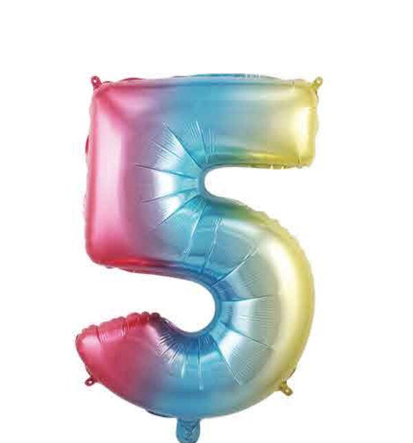 בלון מספר 34 אינץ׳-ספרה 5
